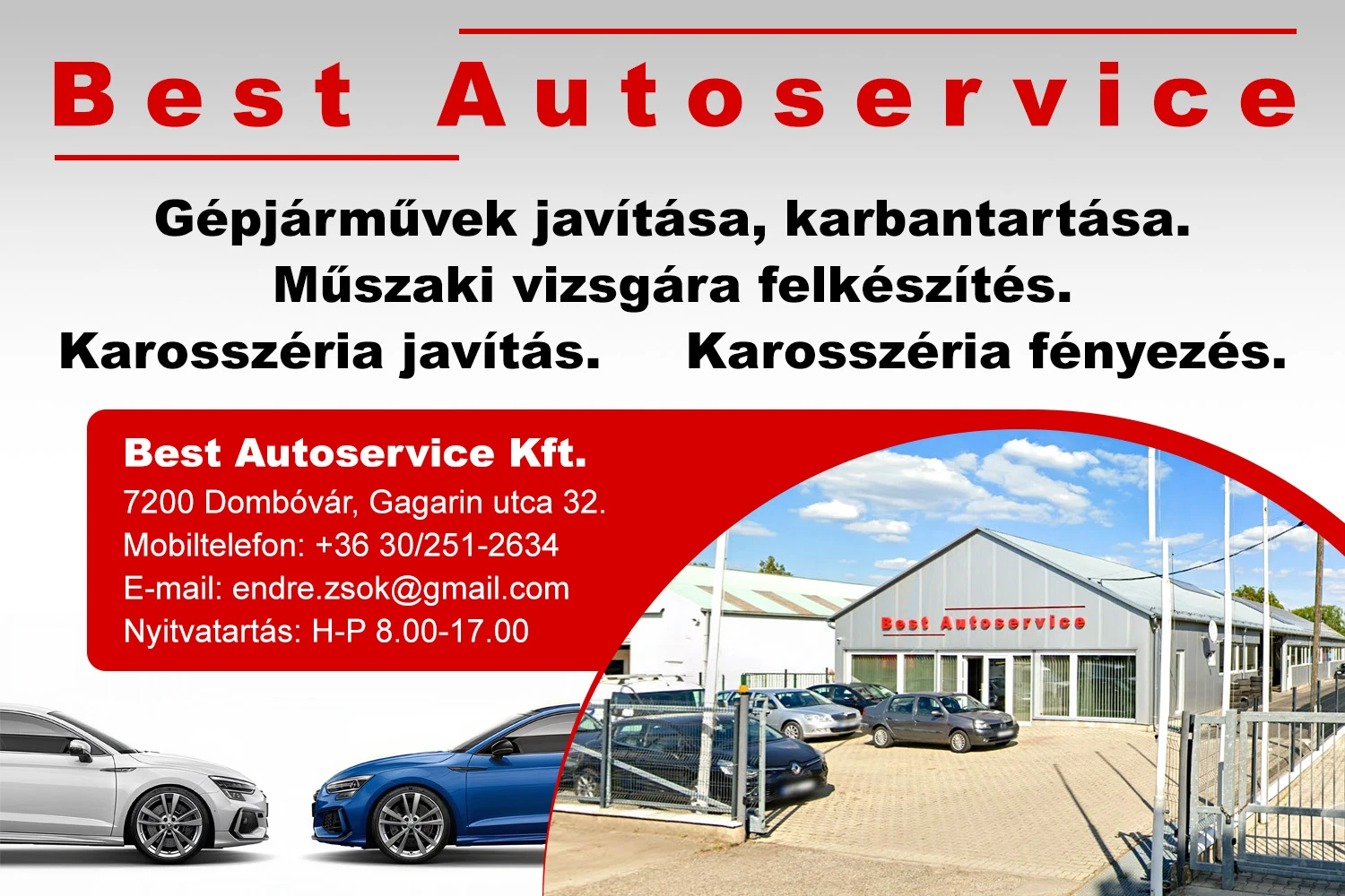 Best Autoservice Dombóvár – autószerviz és autómentés