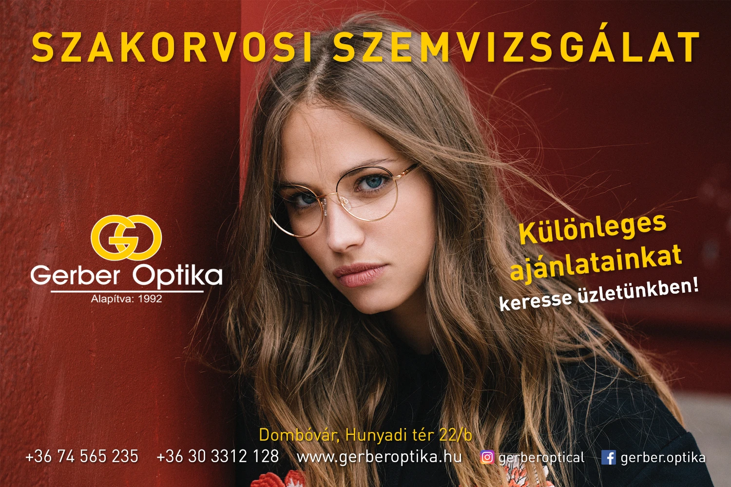 Gerber Optika – optika Dombóváron